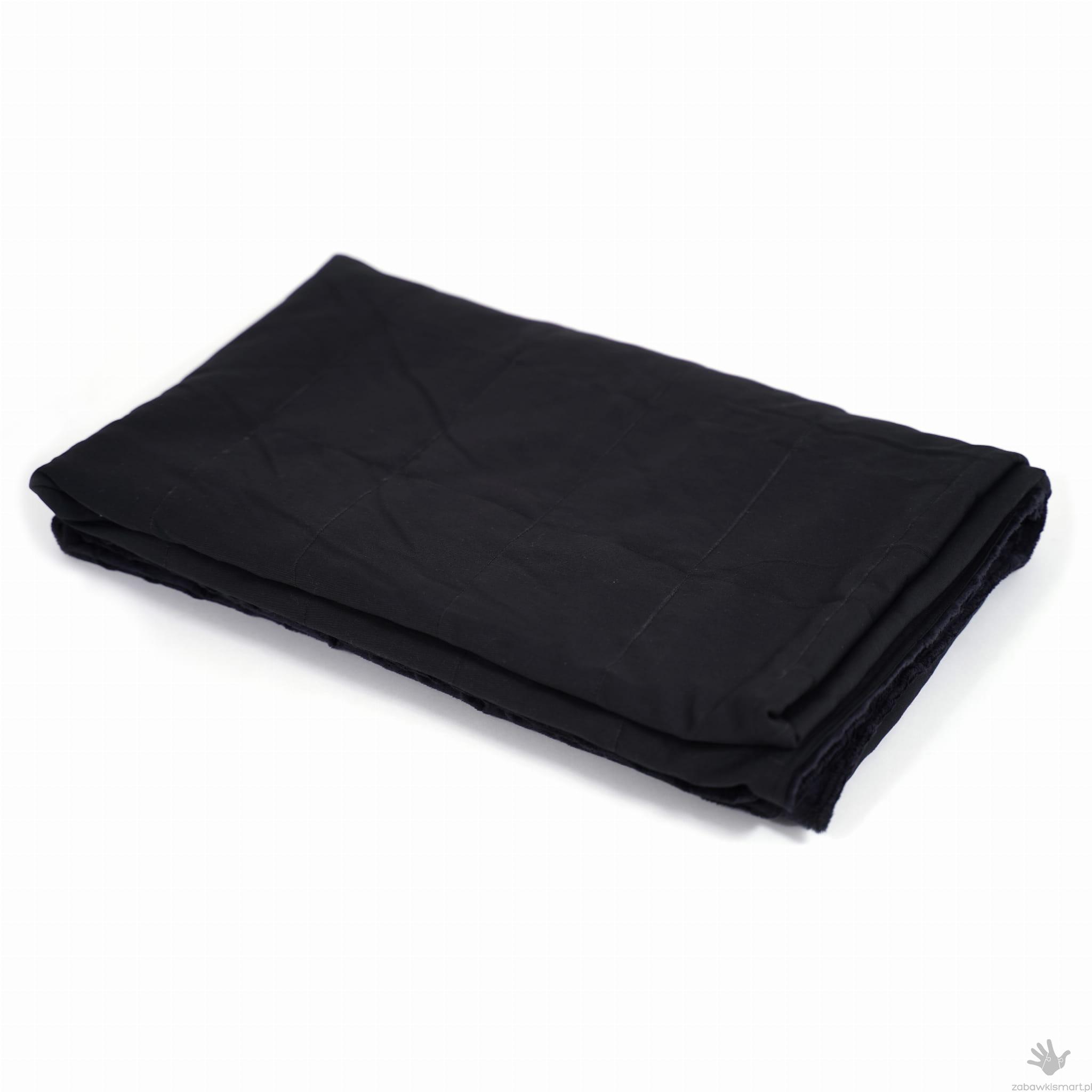Kocyk- Obciążony ELEGANT czarny 120 x 180 (wypełnienie- granulat szklany)