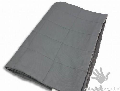 Kocyk- Obciążony ELEGANT jasny szary 120 x 180 (wypełnienie- granulat szklany)