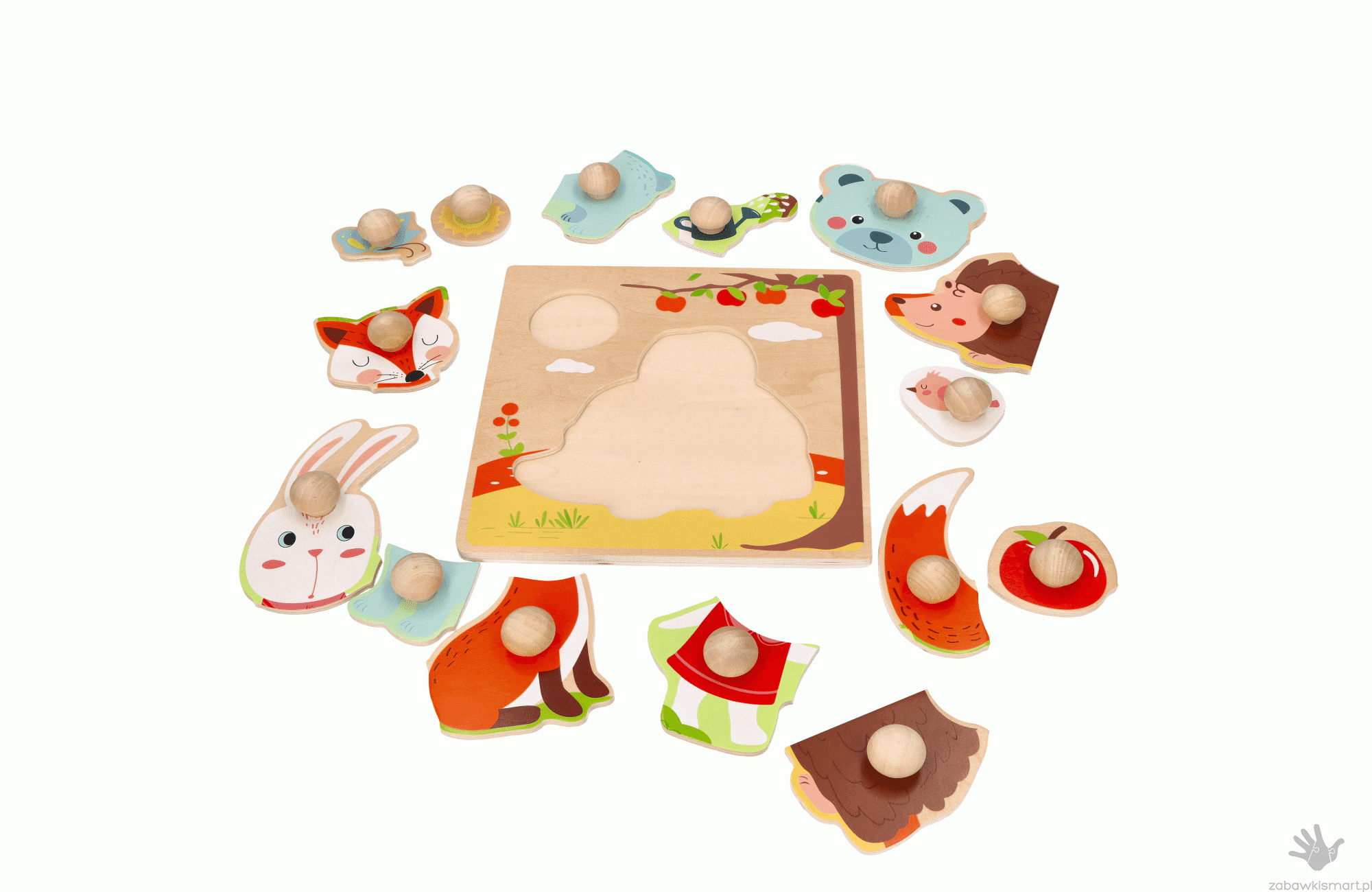 Układanki 4 Pory Roku- zestaw 4 szt. (Adam Toys) - obrazek 7