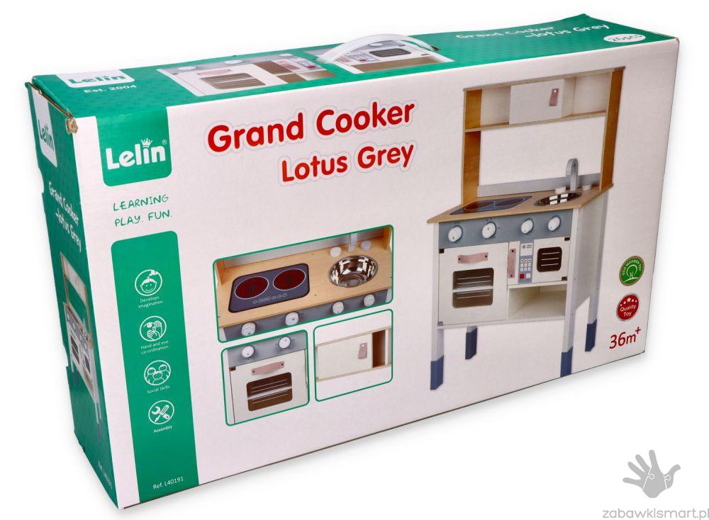 Kuchnia drewniana szara- Lelin - obrazek 2