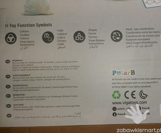 Drewniana układanka do sortowania kształtów i kolorów- Viga - obrazek 7