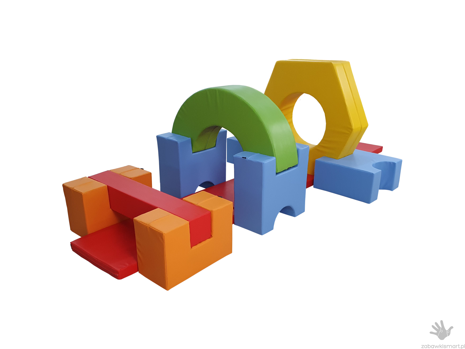 Zestaw kształtek piankowych- Tor przeszkód