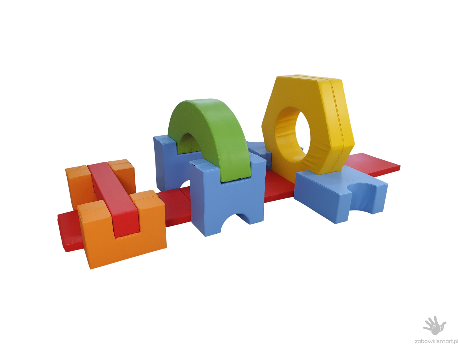 Zestaw kształtek piankowych- Tor przeszkód - obrazek 2