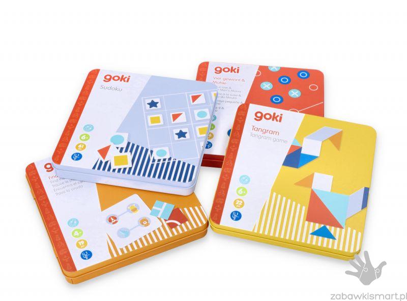 Gry magnetyczne GOKI- młynek, 4 w rzędzie - obrazek 4