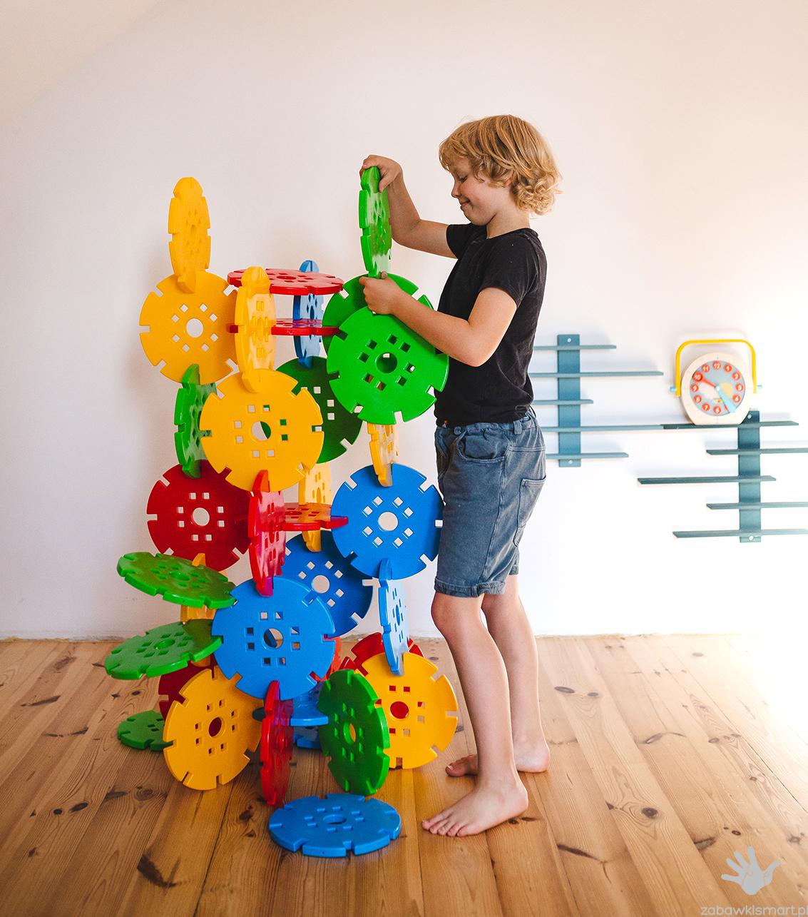 Klocki konstrukcyjne Marioinex (36 szt.)- DYDAKTYCZNE KOŁA XL - obrazek 4