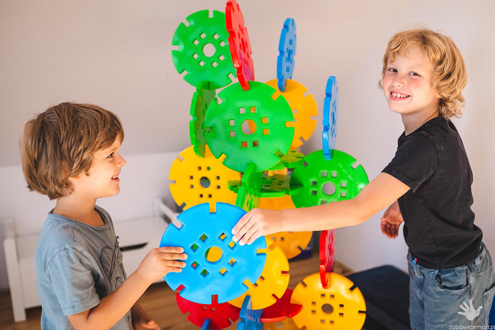 Klocki konstrukcyjne Marioinex (36 szt.)- DYDAKTYCZNE KOŁA XL