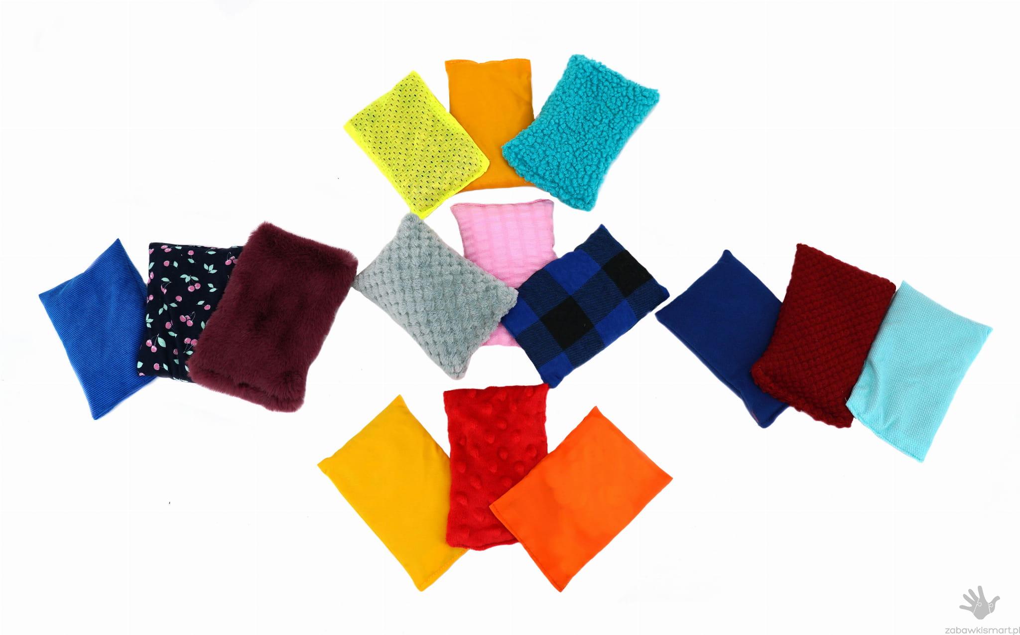 Sensoryczne woreczki w worku- zestaw 15 szt.