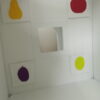 Domek sensoryczny z aplikacjami (120x120x120 cm) - obrazek 9