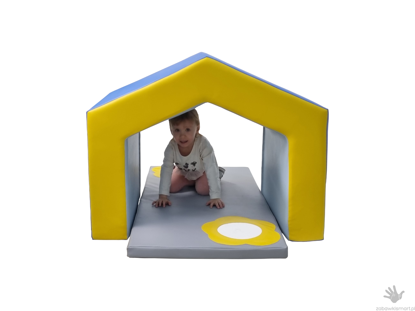 Tunel piankowy DOMEK z materacem- kształtka rehabilitacyjna - obrazek 5