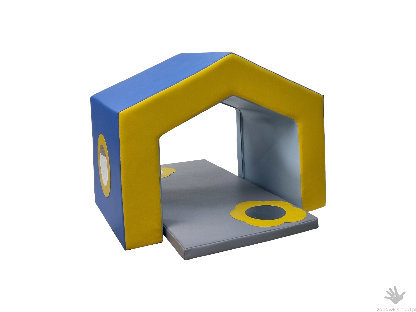 Tunel piankowy DOMEK z materacem- kształtka rehabilitacyjna