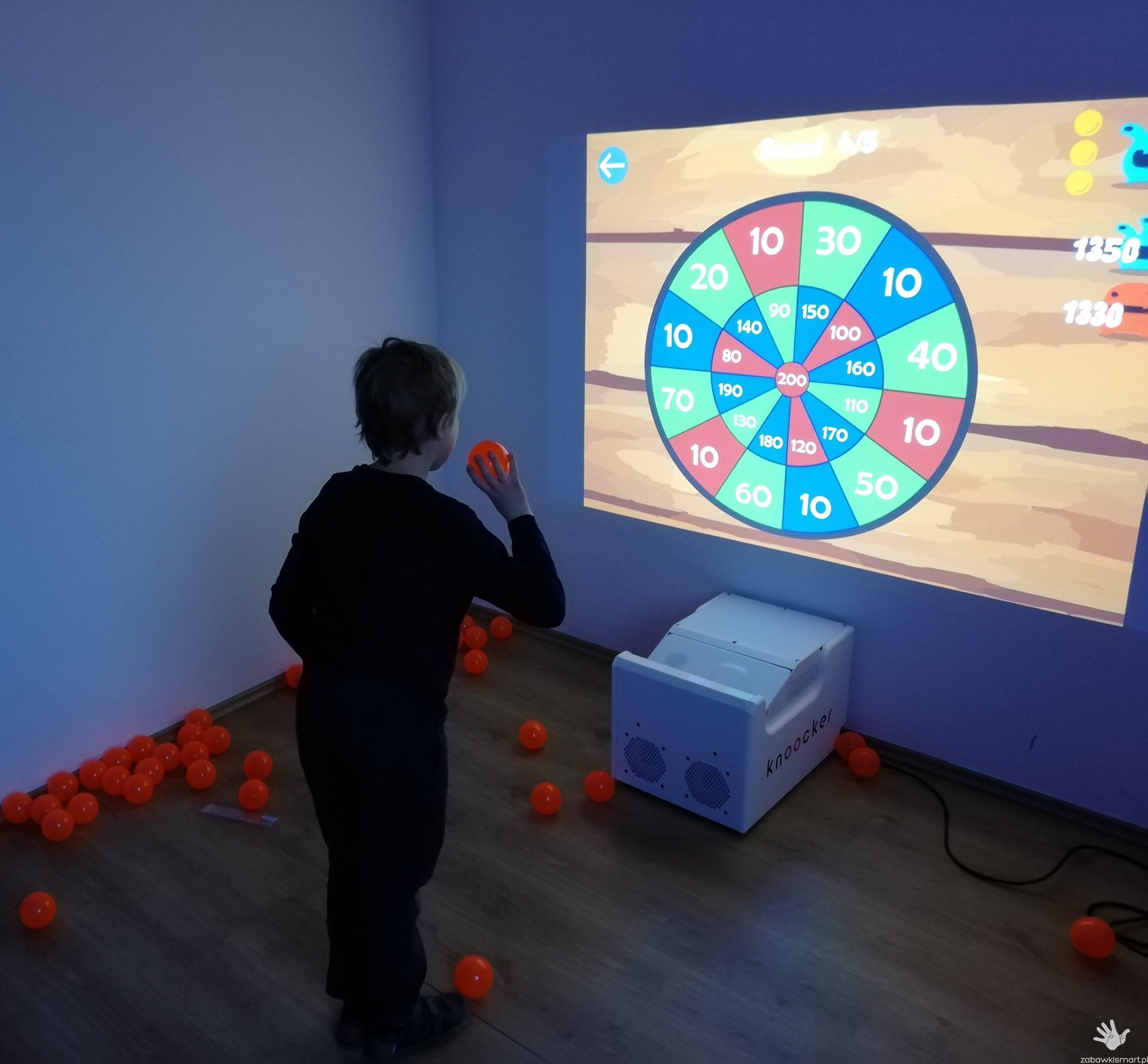 Wielofunkcyjna tablica multimedialna Knoocker Box- wersja Wall & Floor