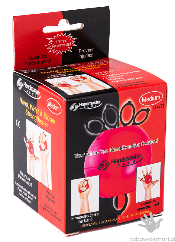 Handmaster Plus MSD piłeczka do ćwiczeń dłoni (opór średni)