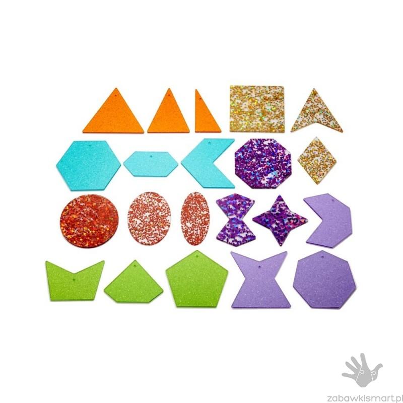 Błyszczące kształty z brokatem- TickiT