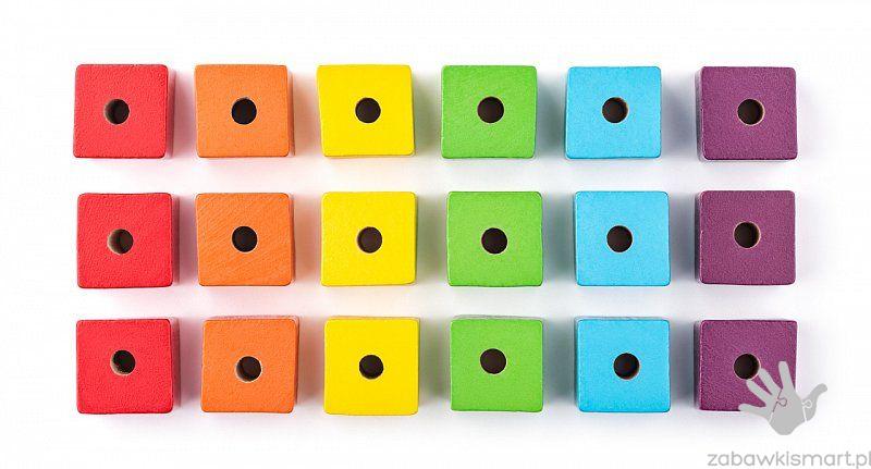 Duże korale do nawlekania- Woody (60 elementów) - obrazek 7