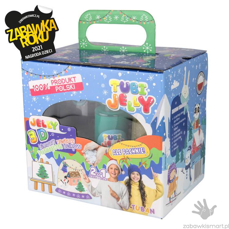 Zestaw Tubi JELLY TUBAN 6 kolorów + małe akwarium- ZIMA