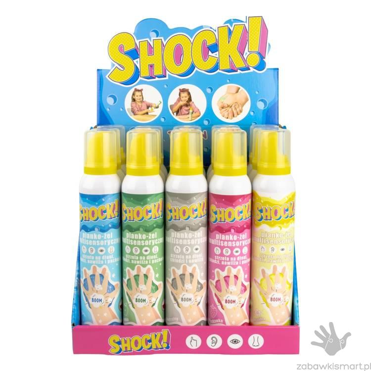SHOCK DISPLAY TUBAN– 15 szt. multisensoryczny pianko- żel