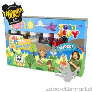 Zestaw Tubi JELLY TUBAN 6 kolorów- ZWIERZĄTKA