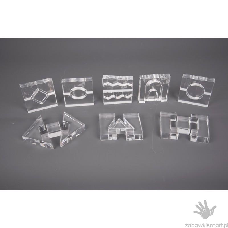 Przezroczyste kryształowe klocki TickiT- zestaw 25 sztuk - obrazek 2