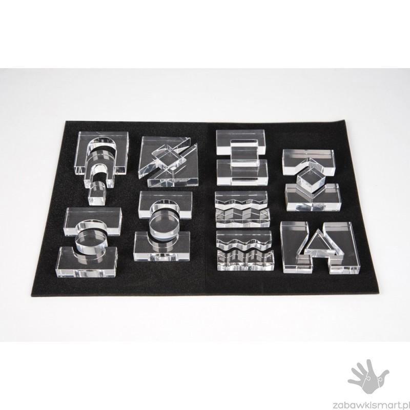 Przezroczyste kryształowe klocki TickiT- zestaw 25 sztuk - obrazek 3