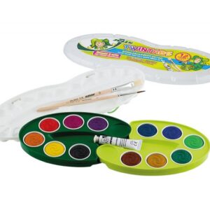 Farby z paletą do mieszania- zestaw Jolly