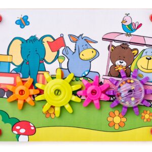 Magiczne koła zębate- układanka WOODY (Niny)