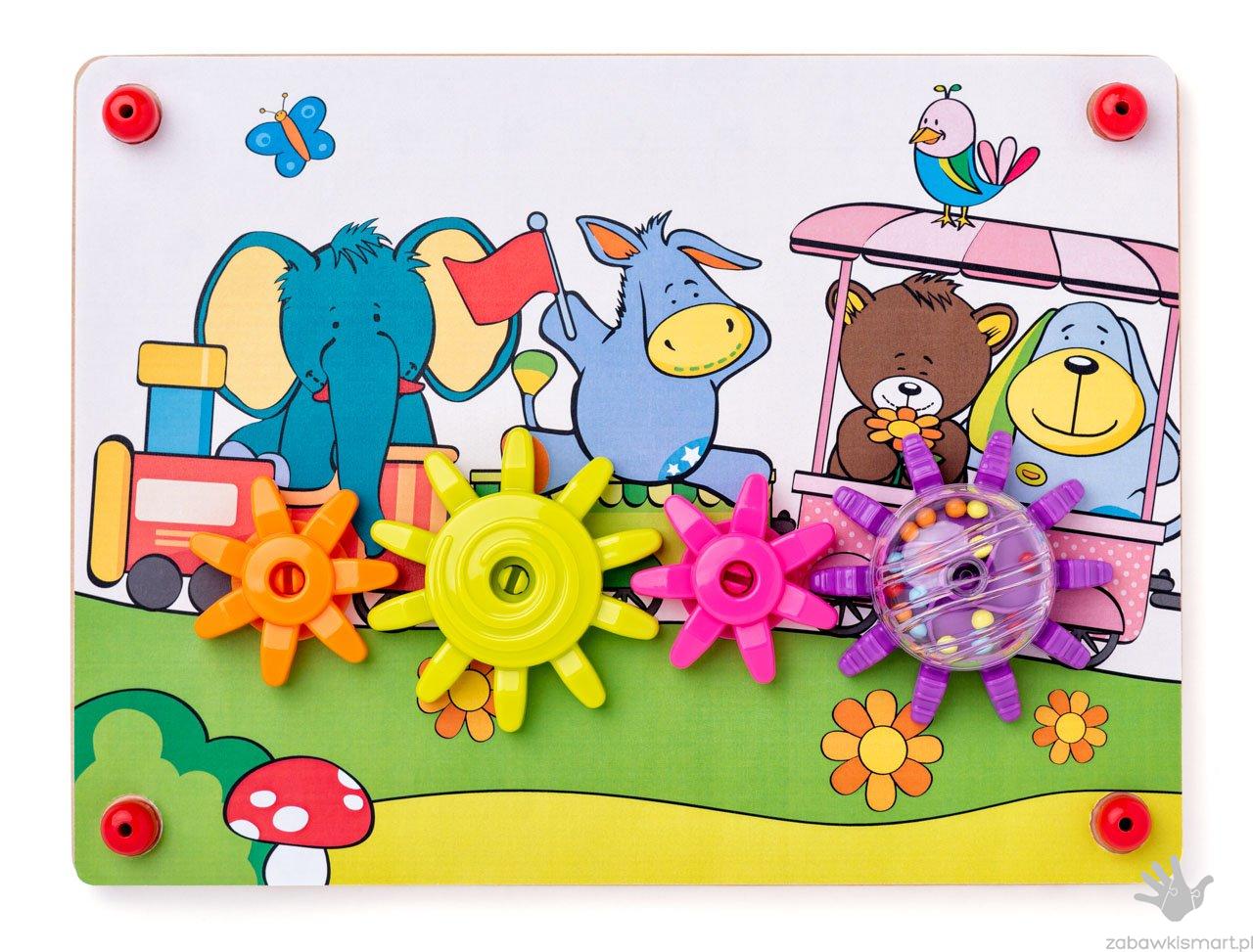 Magiczne koła zębate- układanka WOODY (Niny)