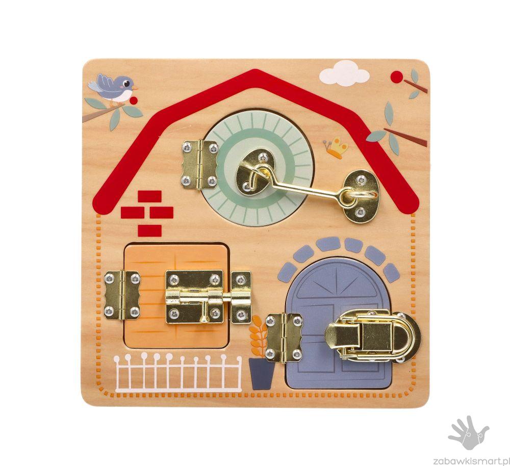 Tablica z zamknięciami Adam Toys- Dzieci świata