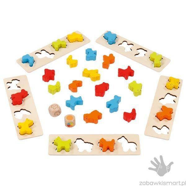 Sortowanie zwierzątek- gra GOKI