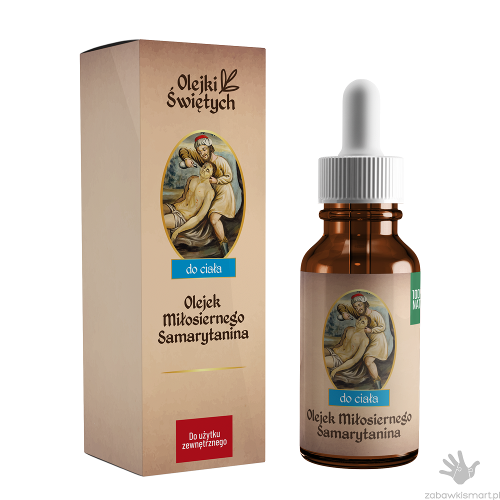 Olejek eteryczny- Olejki Świętych- Olejek Miłosiernego Samarytanina
