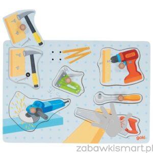 Puzzle z dźwiękiem Goki- Narzędzia
