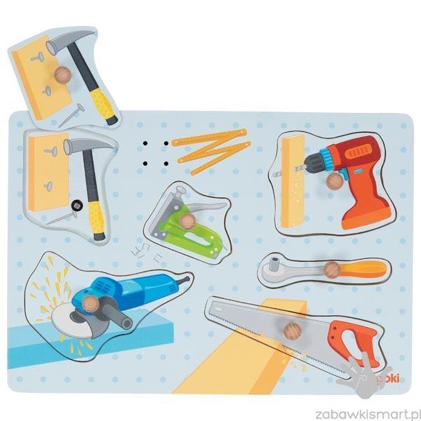 Puzzle z dźwiękiem Goki- Narzędzia