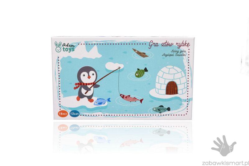 Gra magnetyczna Pingwin na rybach- Adam Toys - obrazek 3