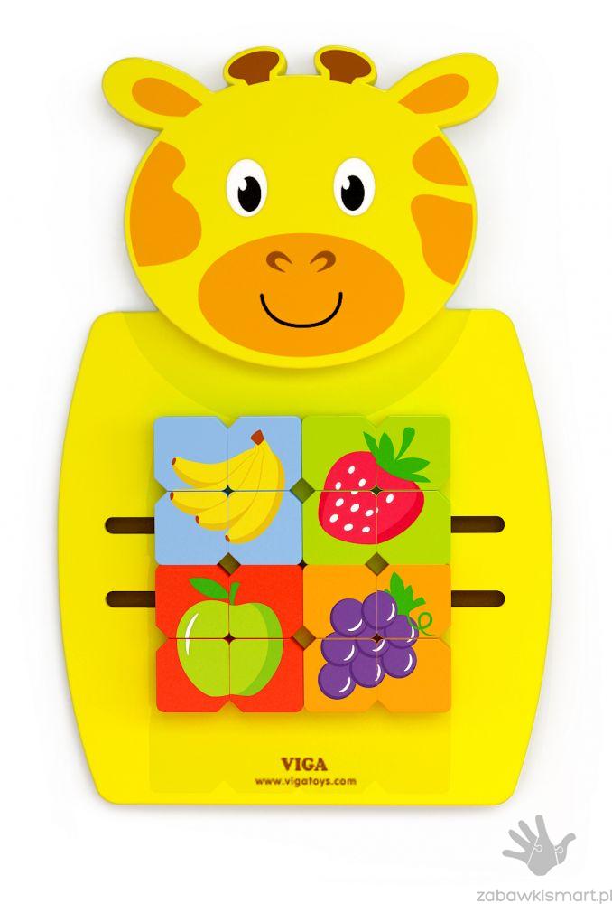 Wielofunkcyjny panel ścienny Viga- Żyrafa