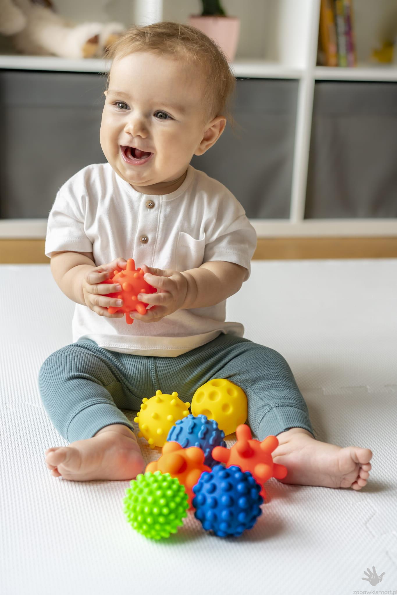 Sensoryczne piłki Tullo Sensorki- 8 szt. - obrazek 5