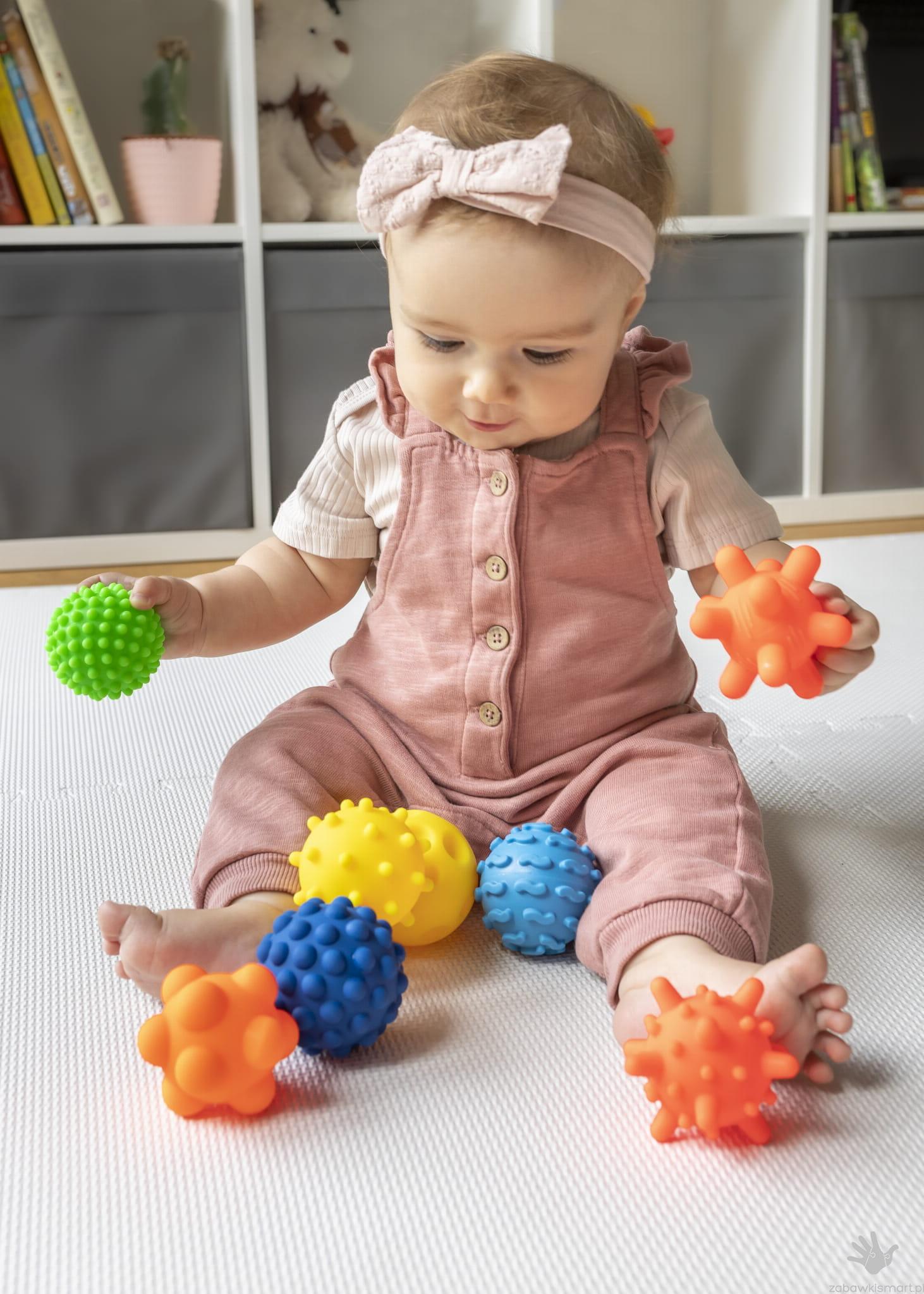 Sensoryczne piłki Tullo Sensorki- 8 szt. - obrazek 3