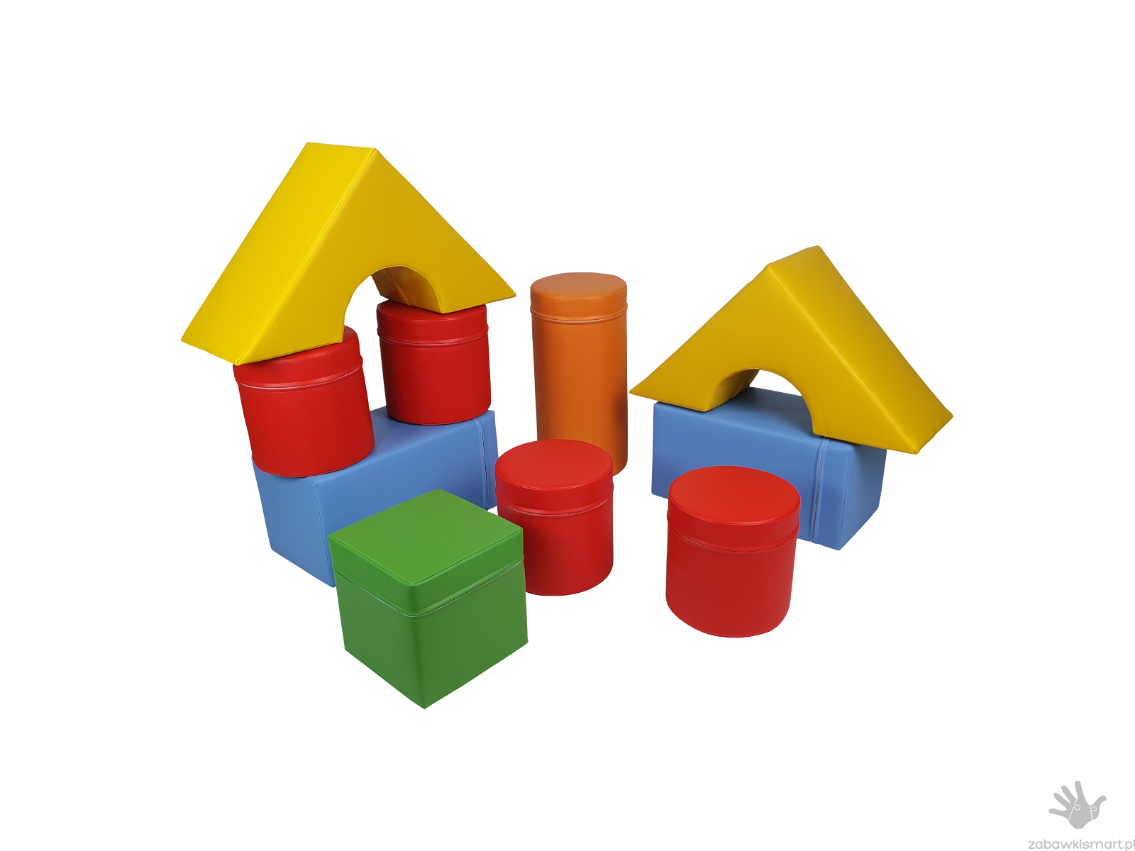 Zestaw piankowy- kształtki rehabilitacyjne (10 elementów)