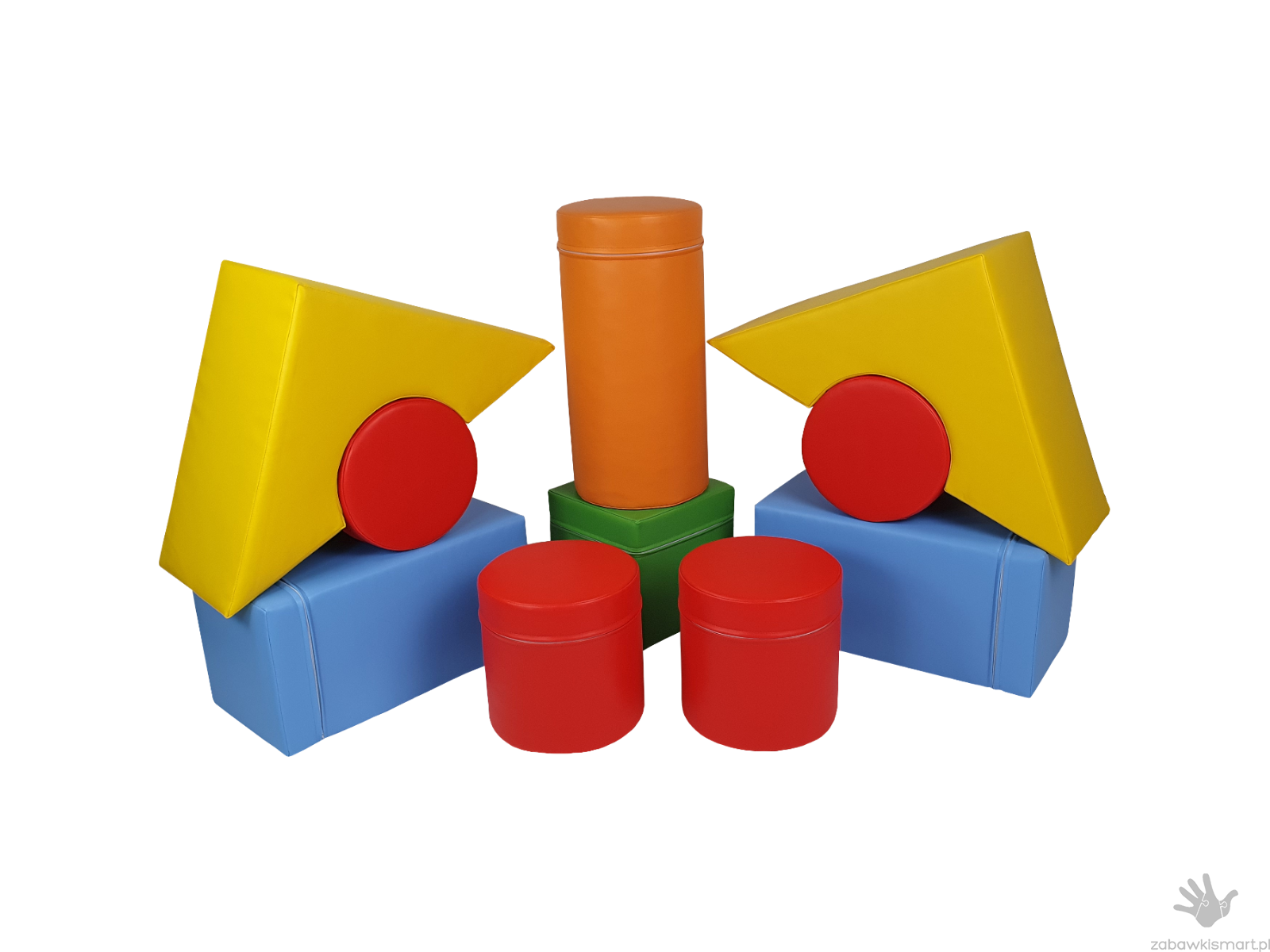 Zestaw piankowy- kształtki rehabilitacyjne (10 elementów) - obrazek 3