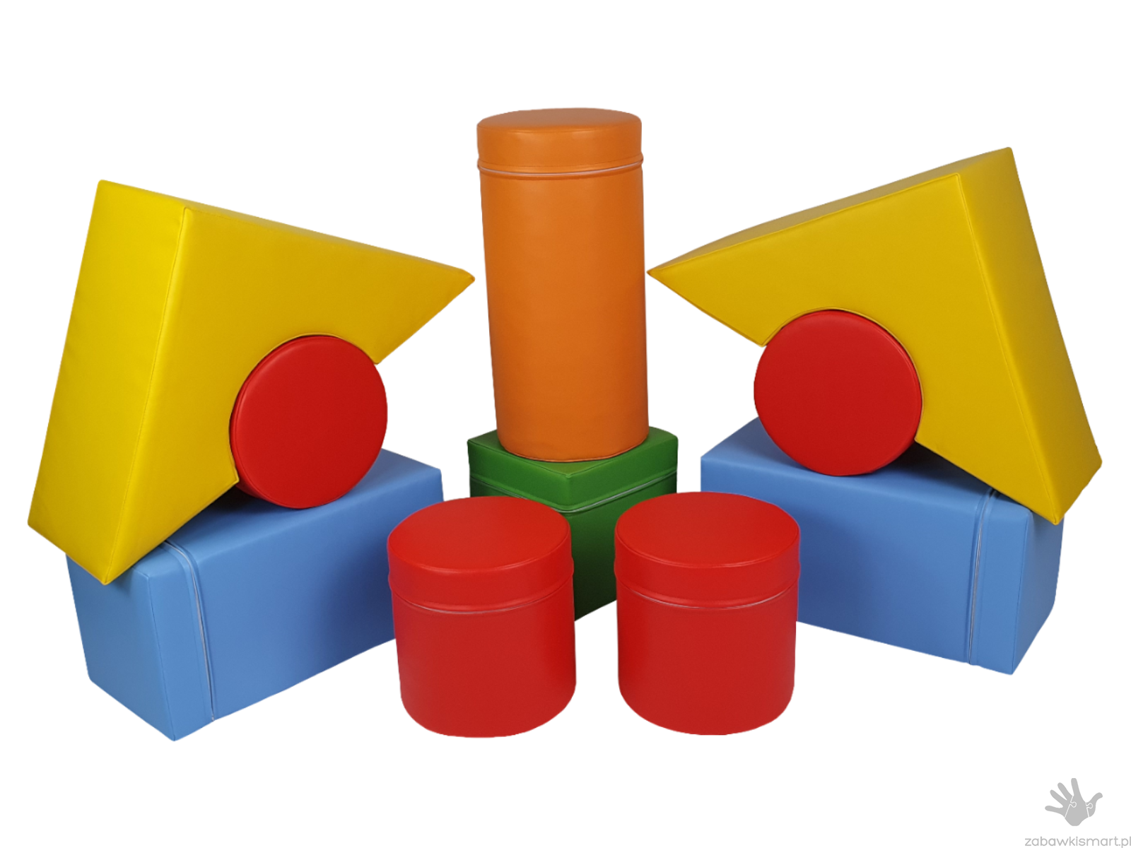 Zestaw piankowy- kształtki rehabilitacyjne (10 elementów) - obrazek 4