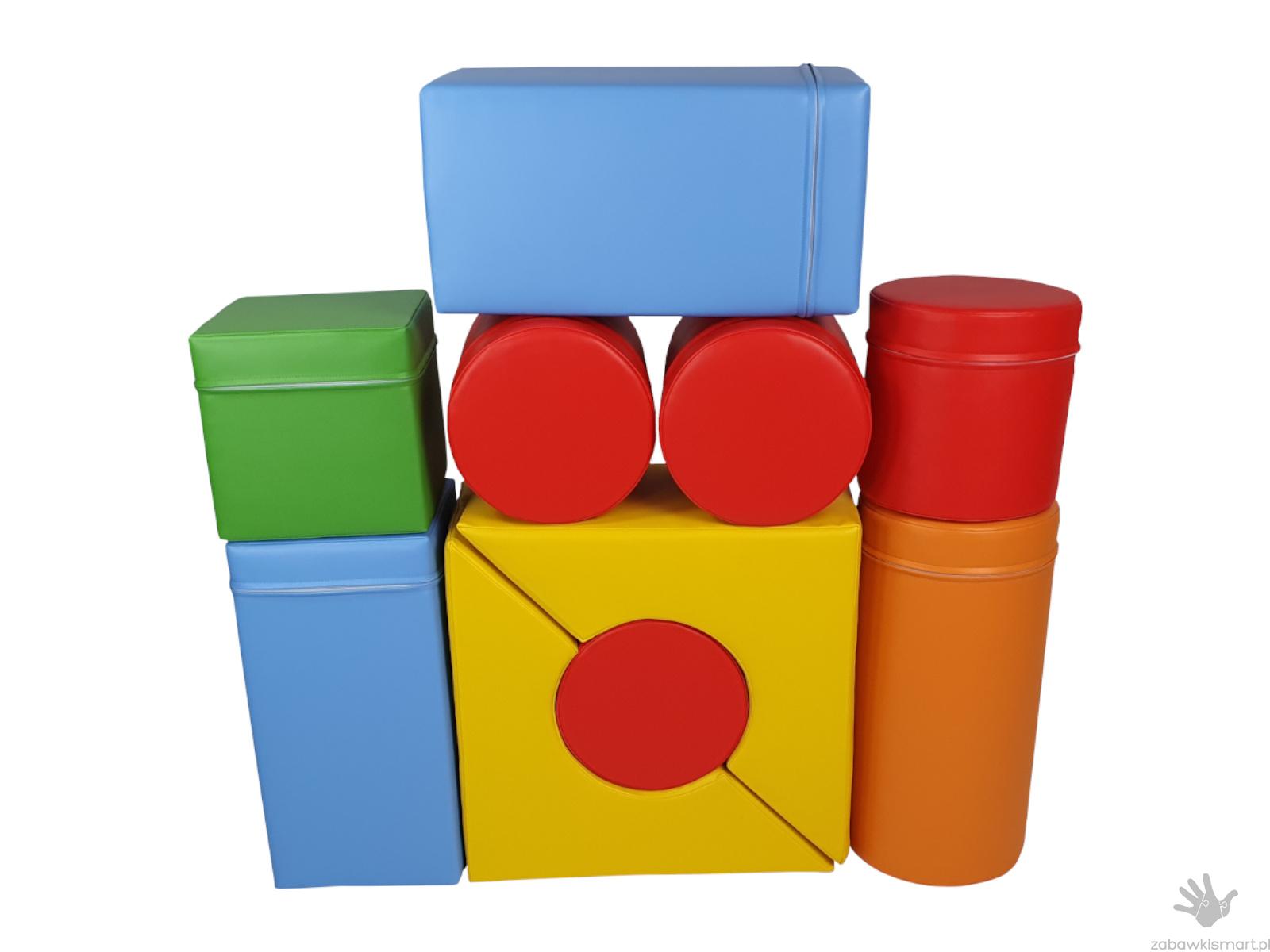 Zestaw piankowy- kształtki rehabilitacyjne (10 elementów) - obrazek 5