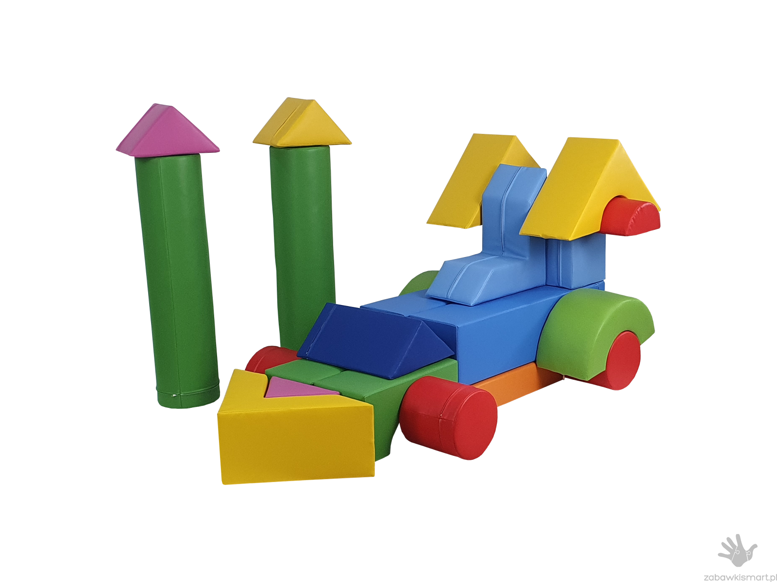 Zestaw piankowy- kształtki rehabilitacyjne (33 elementów) - obrazek 3