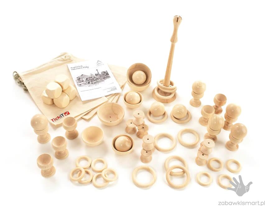 Zabawka sensoryczna- drewniana gra heurystyczna TickiT