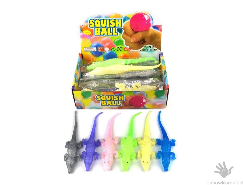 Gniotek krokodyl z kuleczkami- Robetoy - obrazek 2