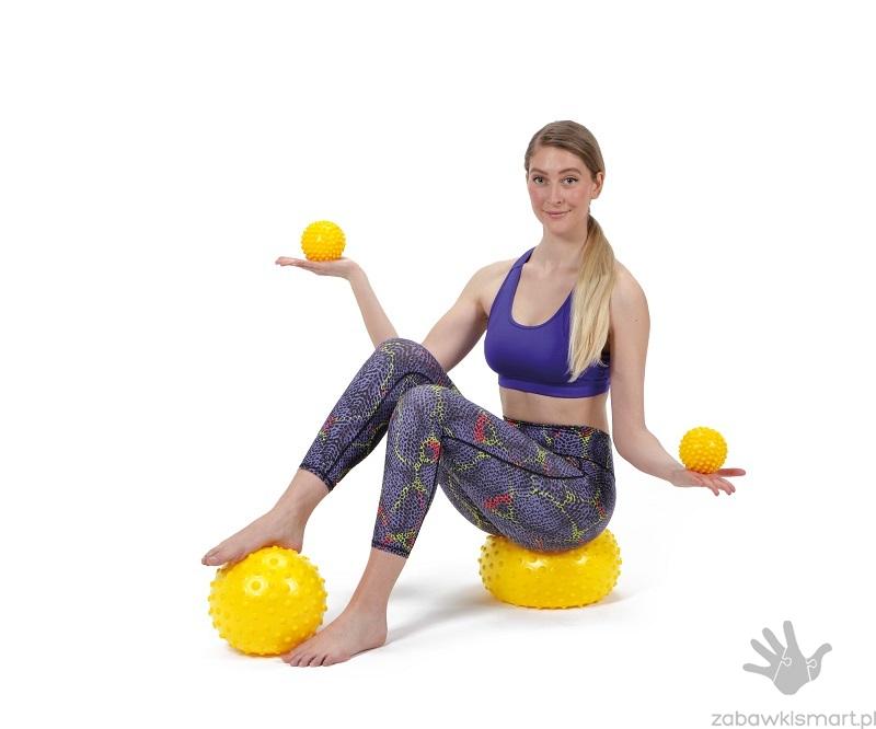 Piłka sensoryczna z wypustkami Ø 10 cm (2 szt.)- Gymnic Sensyball - obrazek 2