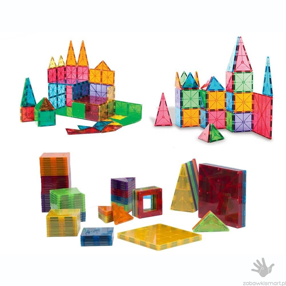 Magnetyczne klocki konstrukcyjne Magtiles- 60 szt. (Amaya) - obrazek 2