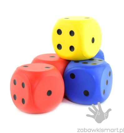 Kostka piankowa do gry (4x4x4 cm)- Robetoy - obrazek 2