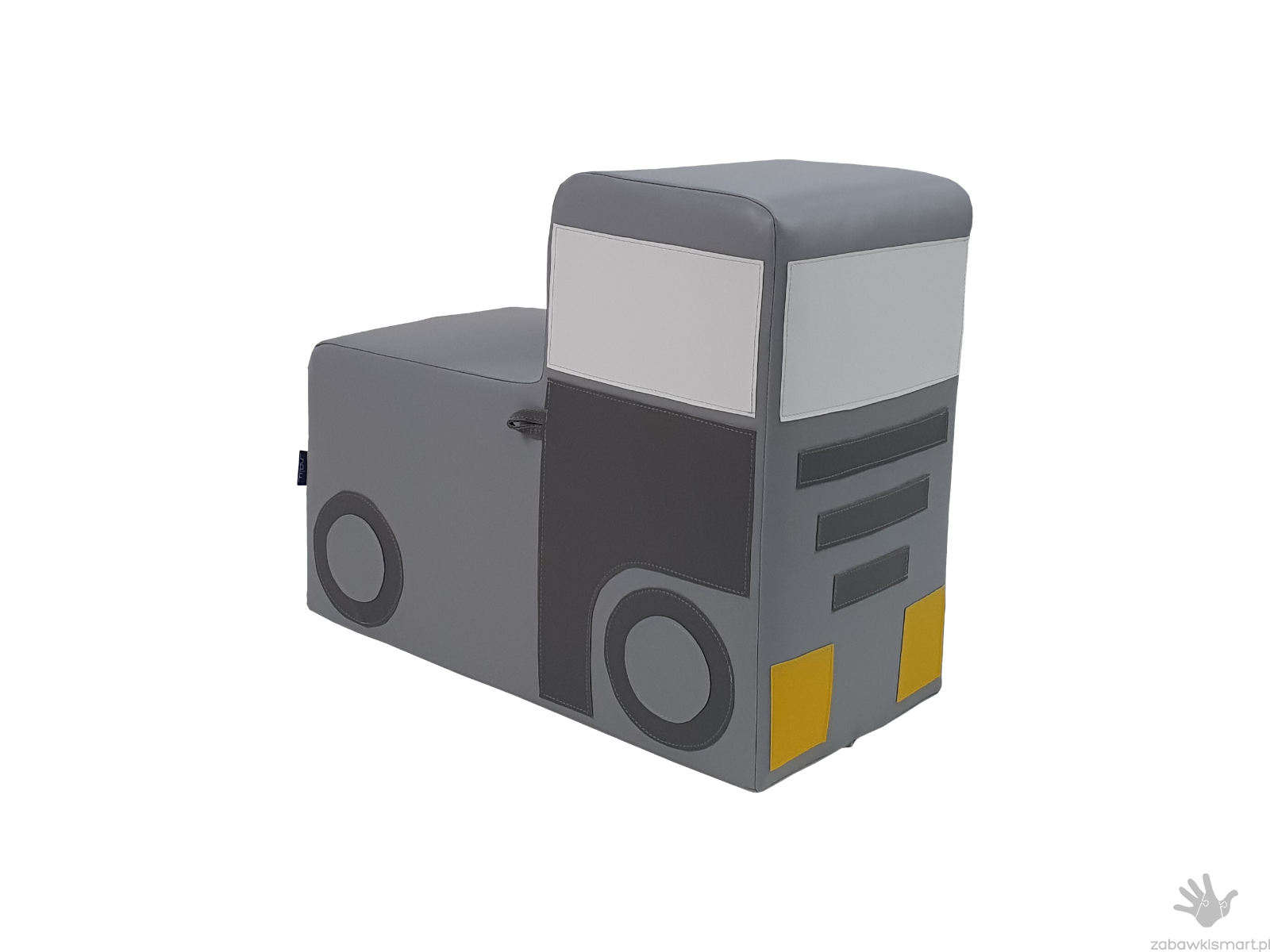 Zestaw kształtek piankowych- Autko z przyczepkami - obrazek 3