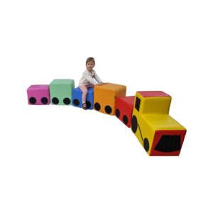 Zestaw kształtek rehabilitacyjnych- Kolorowy pociąg (6 elementów)