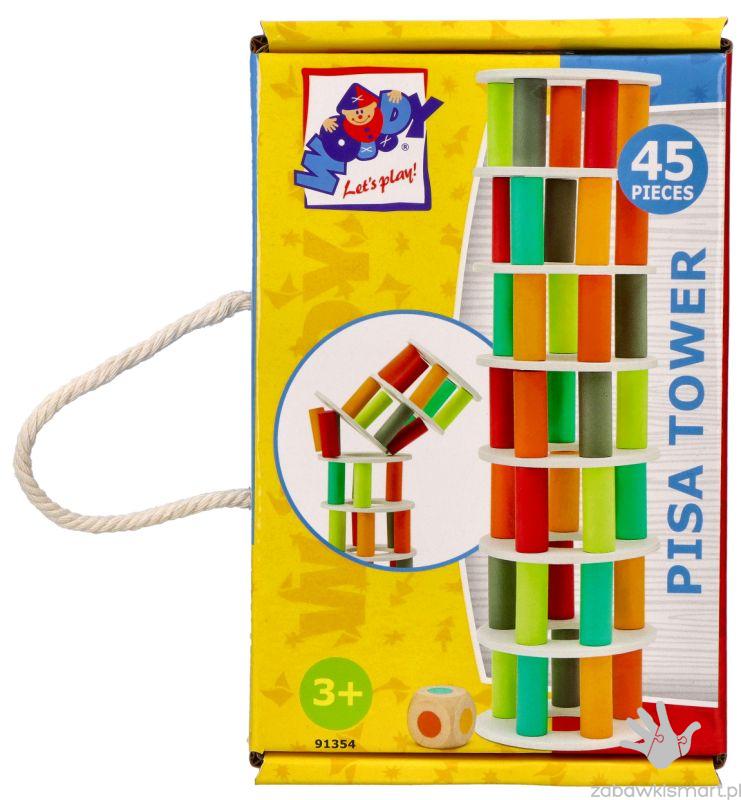 Kolorowa wieża Woody- gra Pisa - obrazek 3