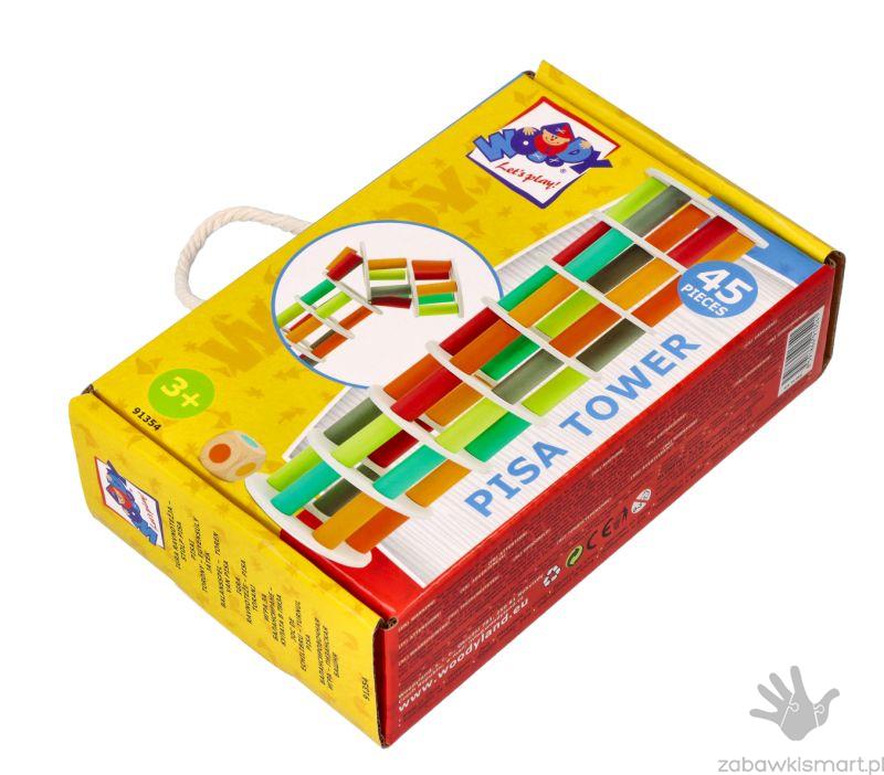 Kolorowa wieża Woody- gra Pisa - obrazek 4