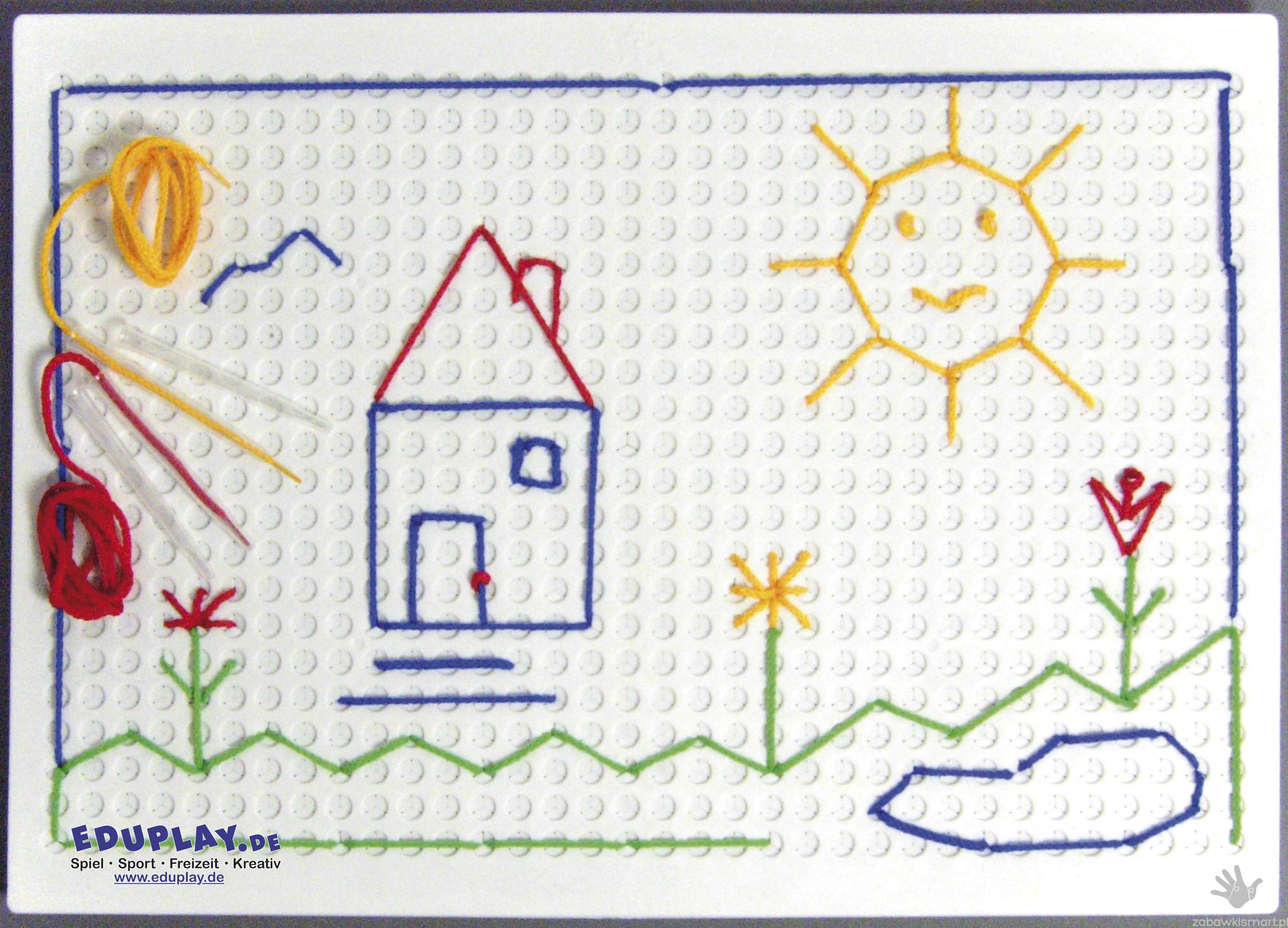 Duża tablica do przewlekania- Eduplay - obrazek 2